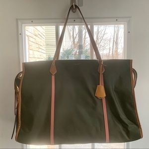 Tory Burch Perry Nylon Color-block OVERSIZED Tote